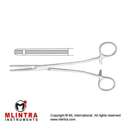 Heaney-Ballentine Hysterectomy Forcep Straight Stainless Steel, 21.5 cm - 8 1/2"